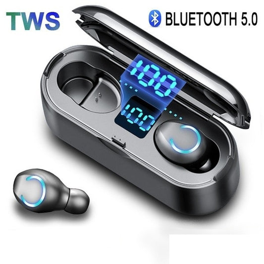 Auriculares Bluetooth TWS F9-35 Preto